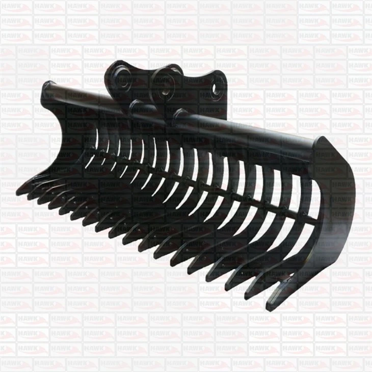 Excavator Root Rake Bucket